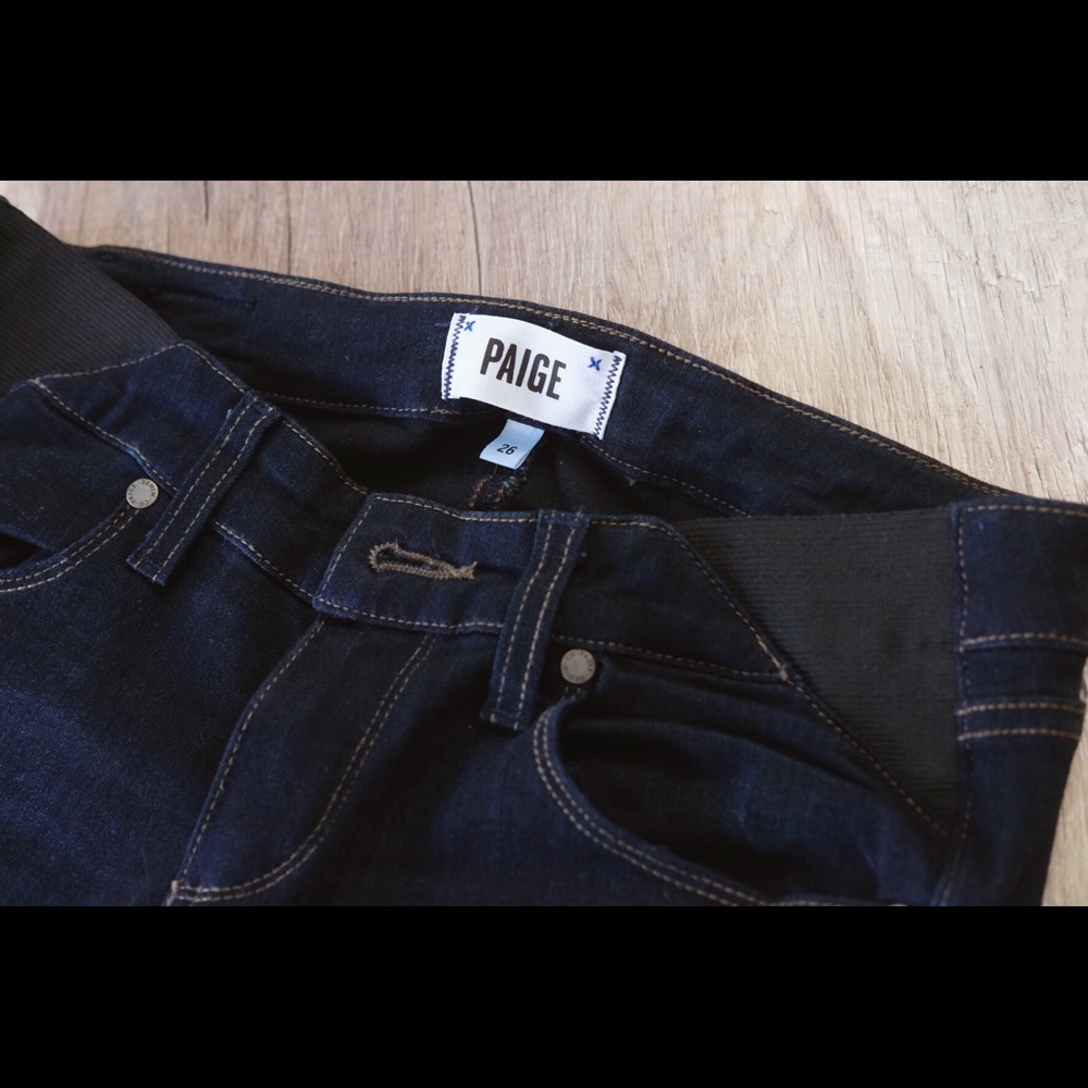 Paige denim maternity bootcut jeans
